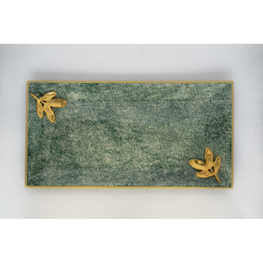 ΠΙΑΤΕΛΑ 29Χ15cm ΕΛΙΑ STONE ΕΠΙΧΡΥΣΩΜΕΝΗ