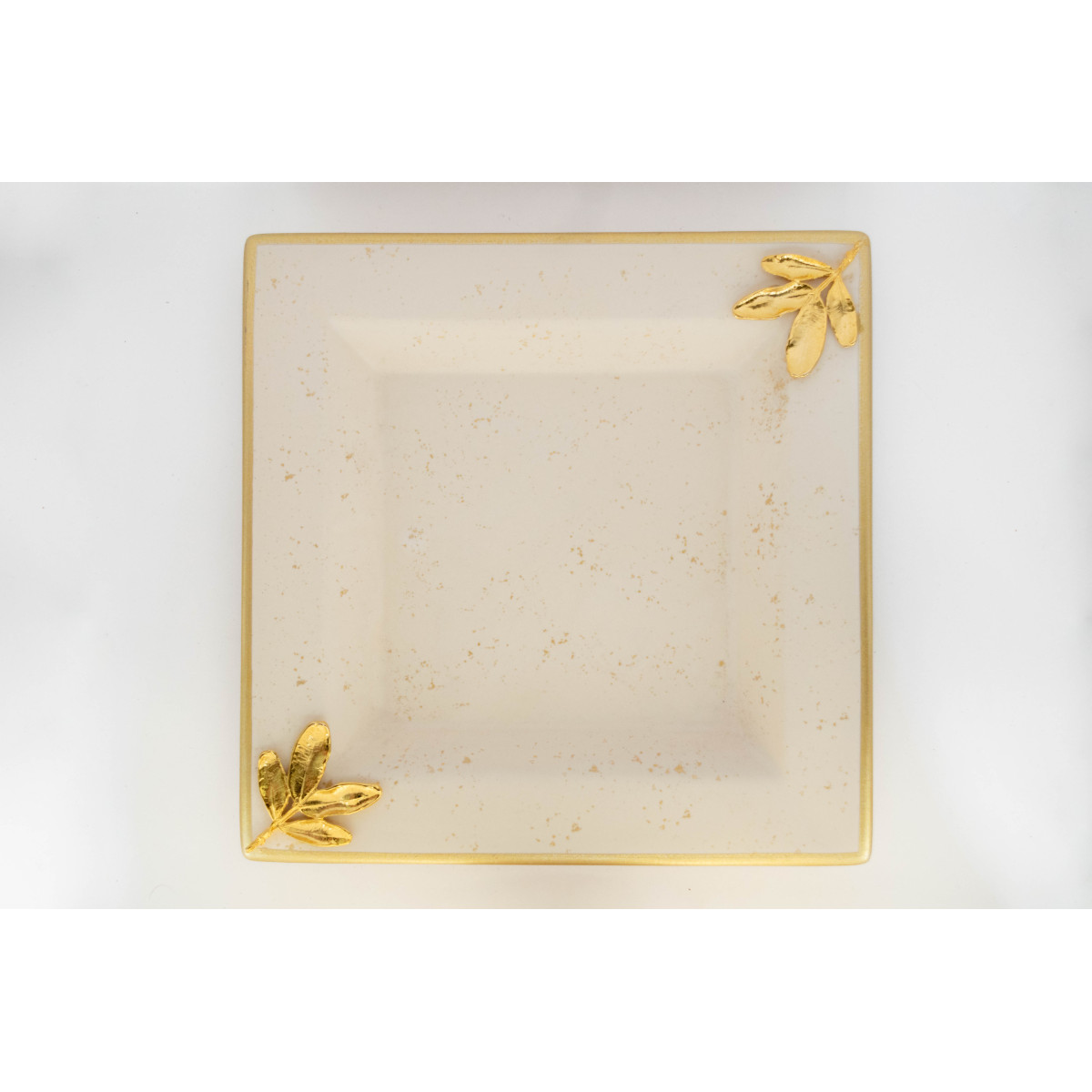 ΠΙΑΤΕΛΑ SQ 22X22 ΕΛΙΑ IVORY ΕΠΙΧΡΥΣΩΜΕΝΗ
