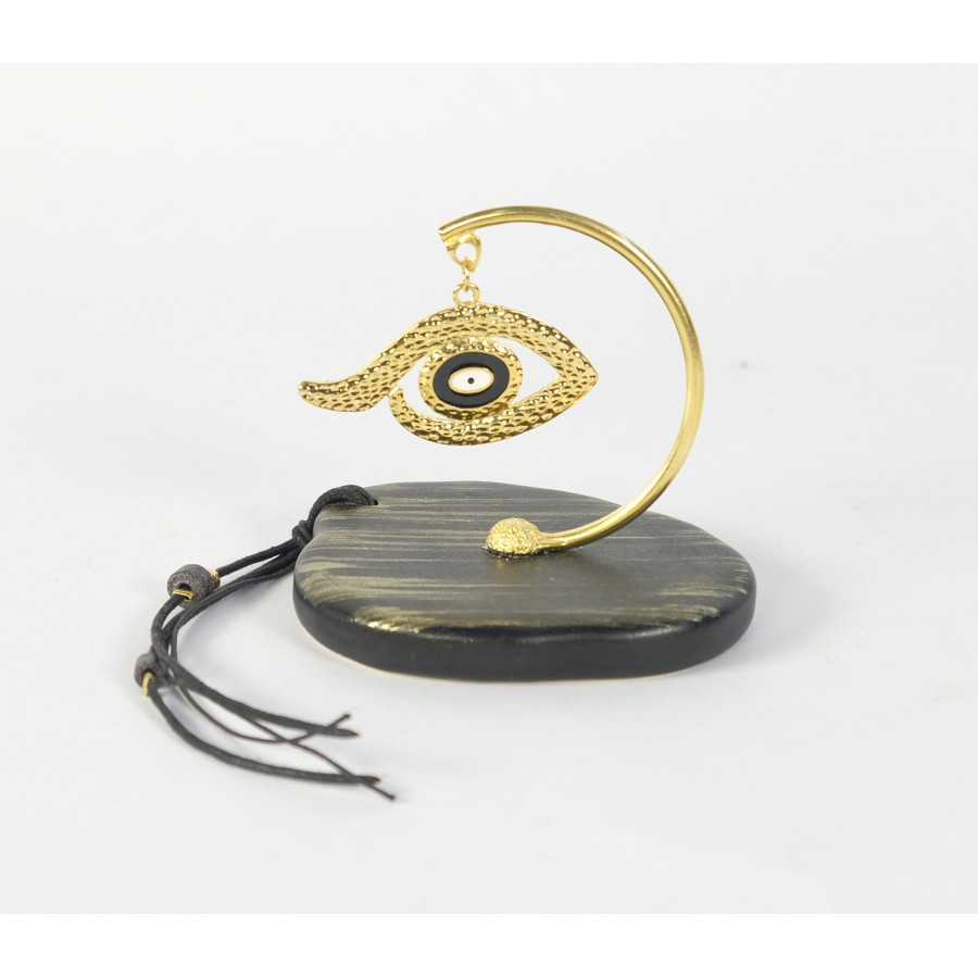 ΒΑΣΗ OVAL ΜΑΤΙ BLACK ΕΠΙΧΡΥΣΩΜΕΝΟ