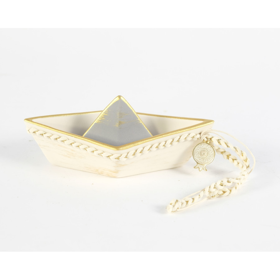 ΚΑΡΑΒΙ SML BOHO IVORY/GREY