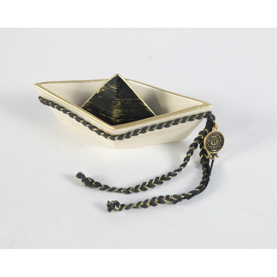 ΚΑΡΑΒΙ SML BOHO IVORY/BLACK