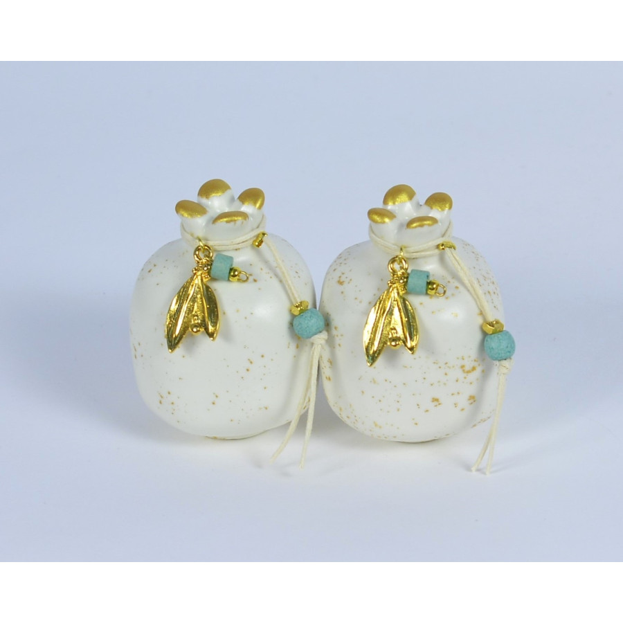 ΡΟΔΙ MINI ΣΕΤ 2TEM ΕΛΙΑ IVORY STONE ΕΠΙΧΡΥΣΩΜΕΝΗ