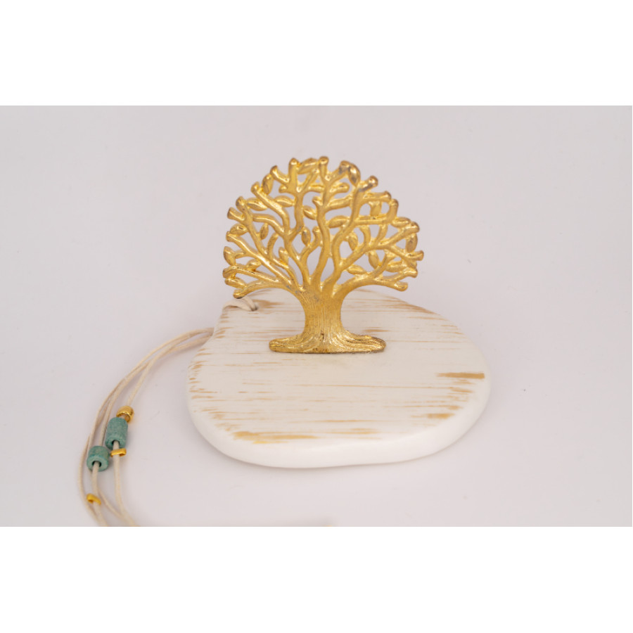 ΒΑΣΗ OVAL ΔΕΝΤΡΟ ΖΩΗΣ IVORY STONE GREEN