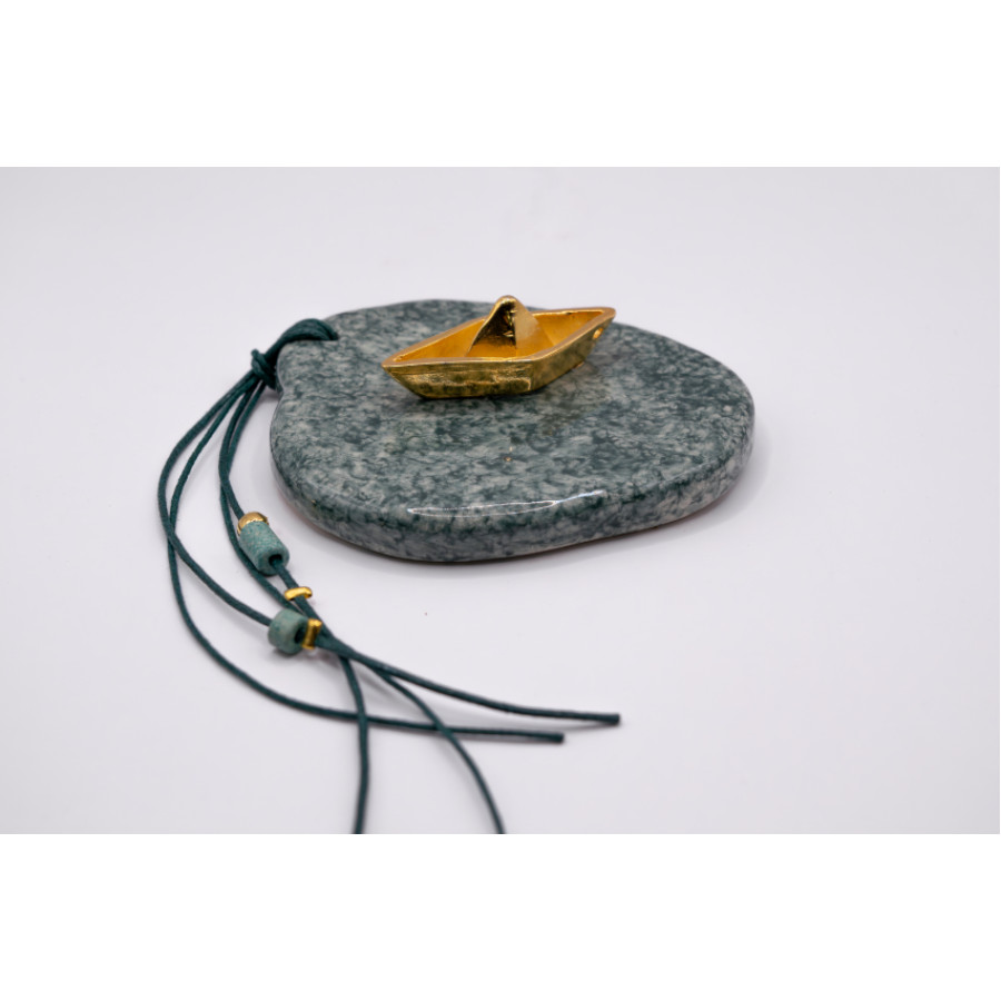 ΠΡΕΣ ΠΑΠΙΕ OVAL ΚΑΡΑΒΙ STONE