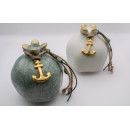 ΡΟΔΙ MED ΑΓΚΥΡΑ IVORY STONE GREEN ΕΠΙΧΡΥΣΩΜΕΝΗ