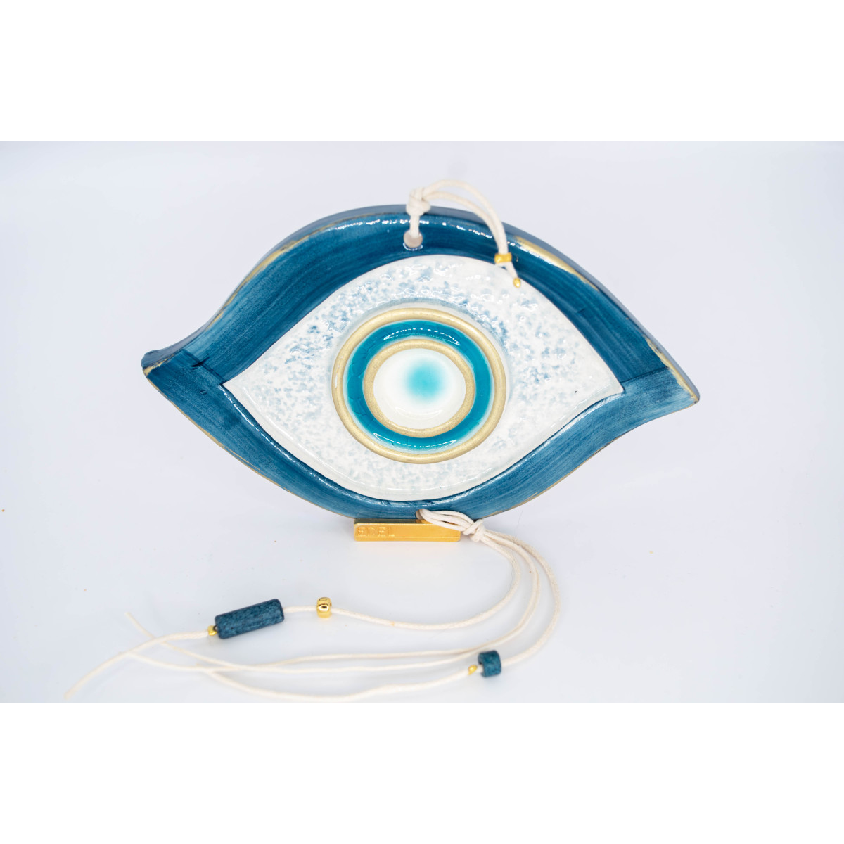 METAL ΒΑΣΗ OVAL ΜΑΤΙ OCEAN BLUE