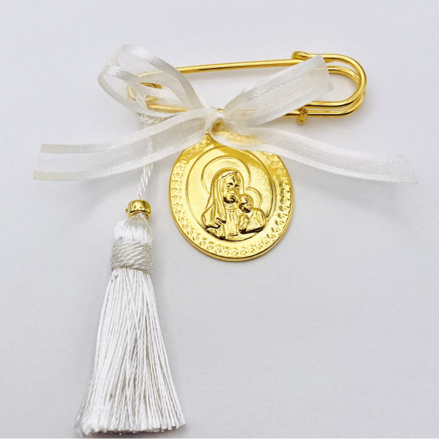 ΠΑΡΑΜΑΝΑ LRG ΠΑΝΑΓΙΑ IVORY ΕΠΙΧΡΥΣΩΜΕΝΗ (oval)